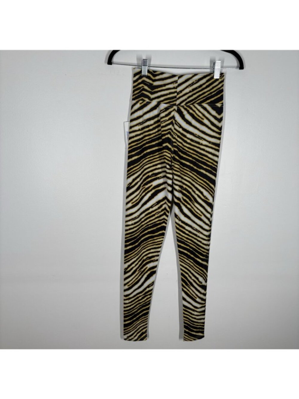 Zubaz NFL Women’s Size L Basic Zebra Print Legging Pittsburgh Steelers NWT - Picture 8 of 10